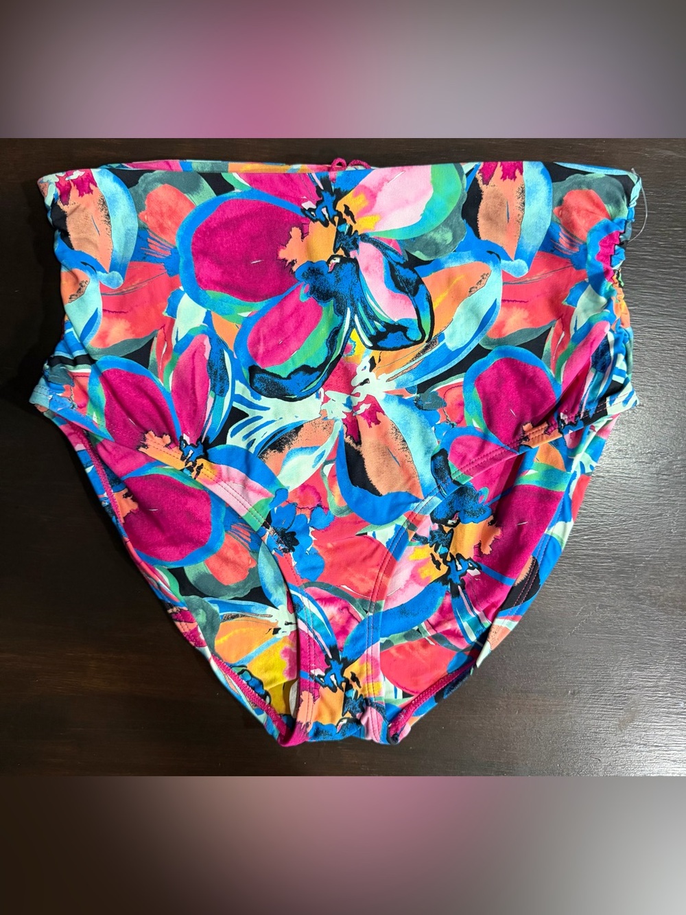 NWT Anne Cole M Covertible Shirred Bottoms Amalfi Floral